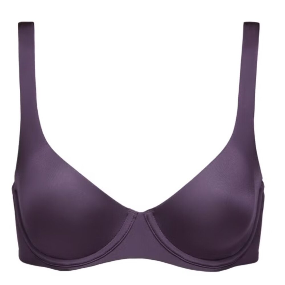 CUUP The Scoop Micro Bra Purple Violet 38E 38DD 38 E DD unlined underwire